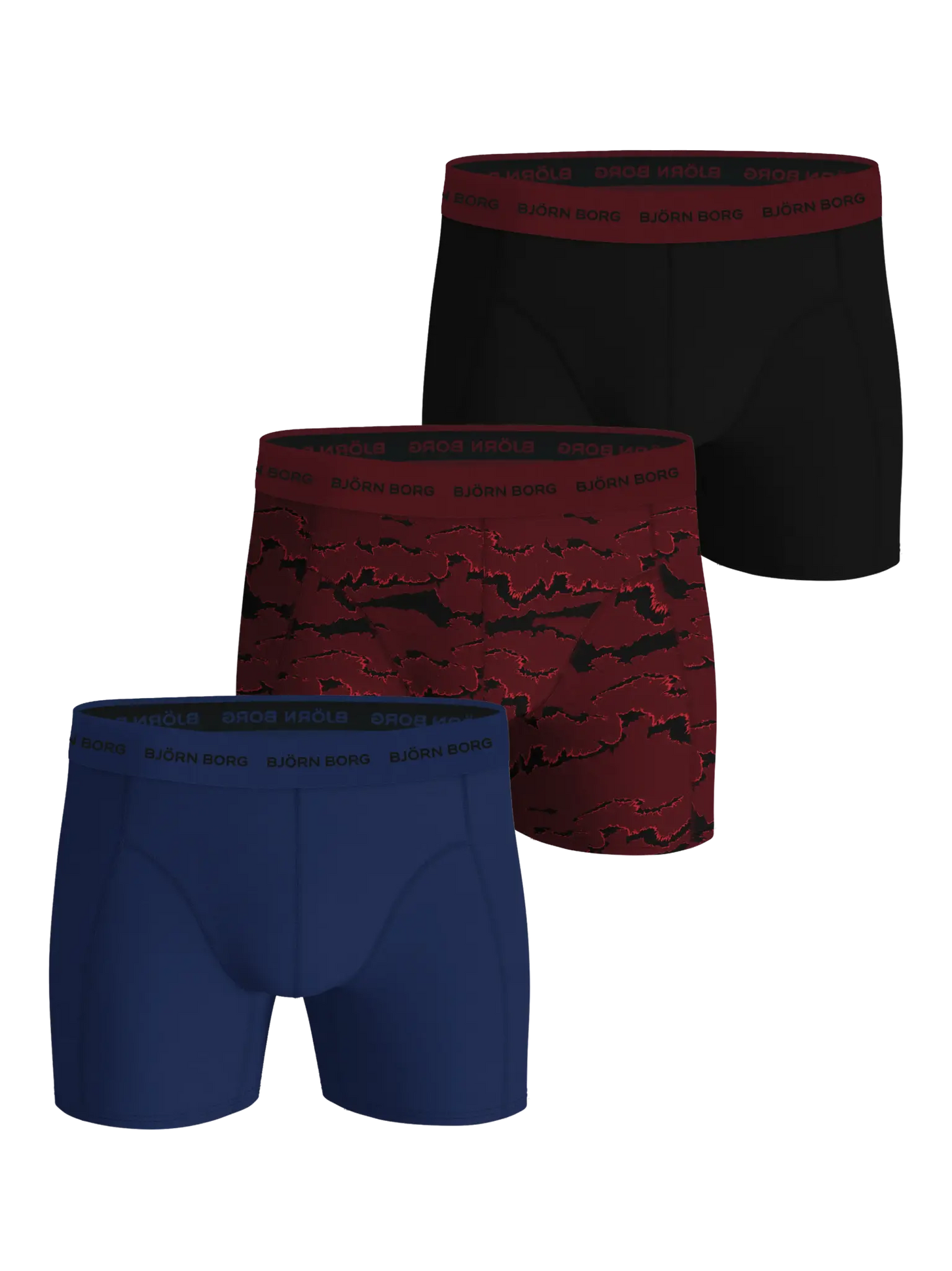 Bjorn Borg Bjorn Borg 3-pak Heren boxershort - Cotton Stretch-Combi
