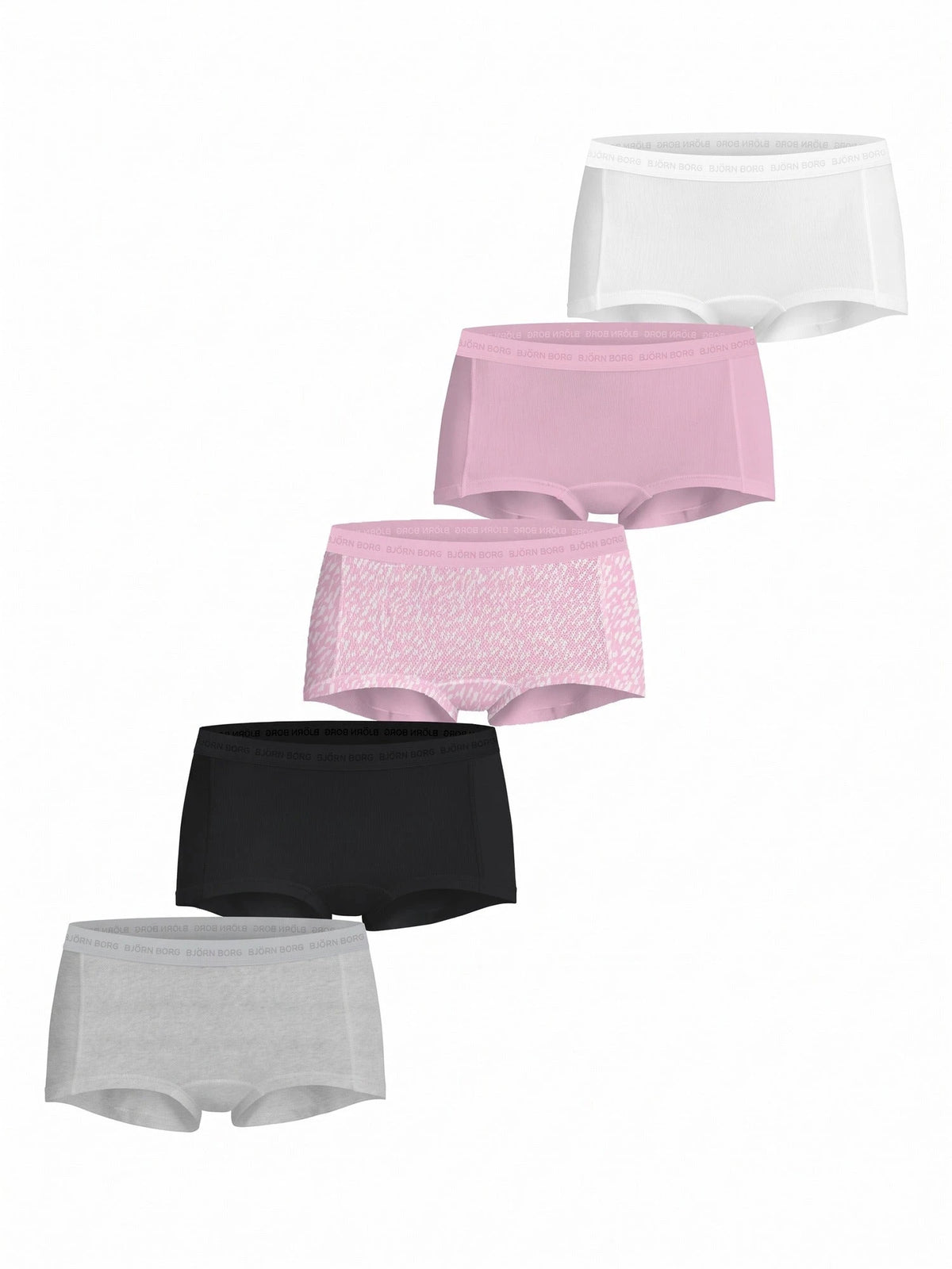 Bjorn Borg Bjorn Borg 5-pack dames boxershort- Everyday cotton - Roze combi