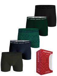 Bjorn Borg Bjorn Borg 5-Pack heren boxershorts - Cotton Stretch - X-mas