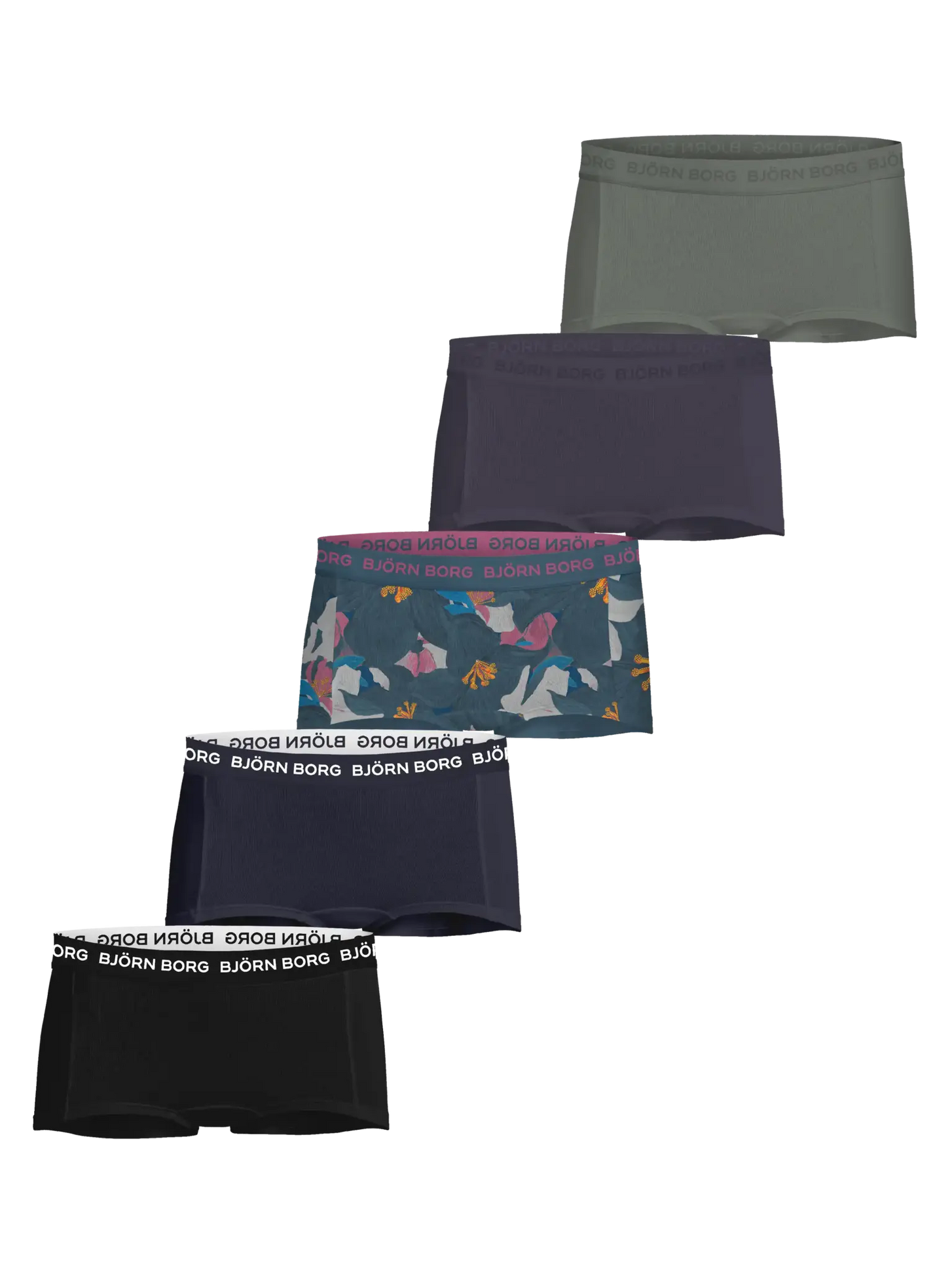 Bjorn Borg Björn Borg 5-Pack meisje boxershorts - Cotton stretch