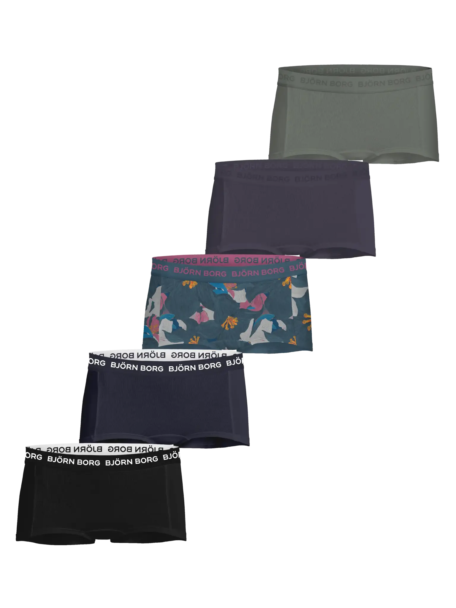 Bjorn Borg Björn Borg 5-Pack meisje boxershorts - Cotton stretch