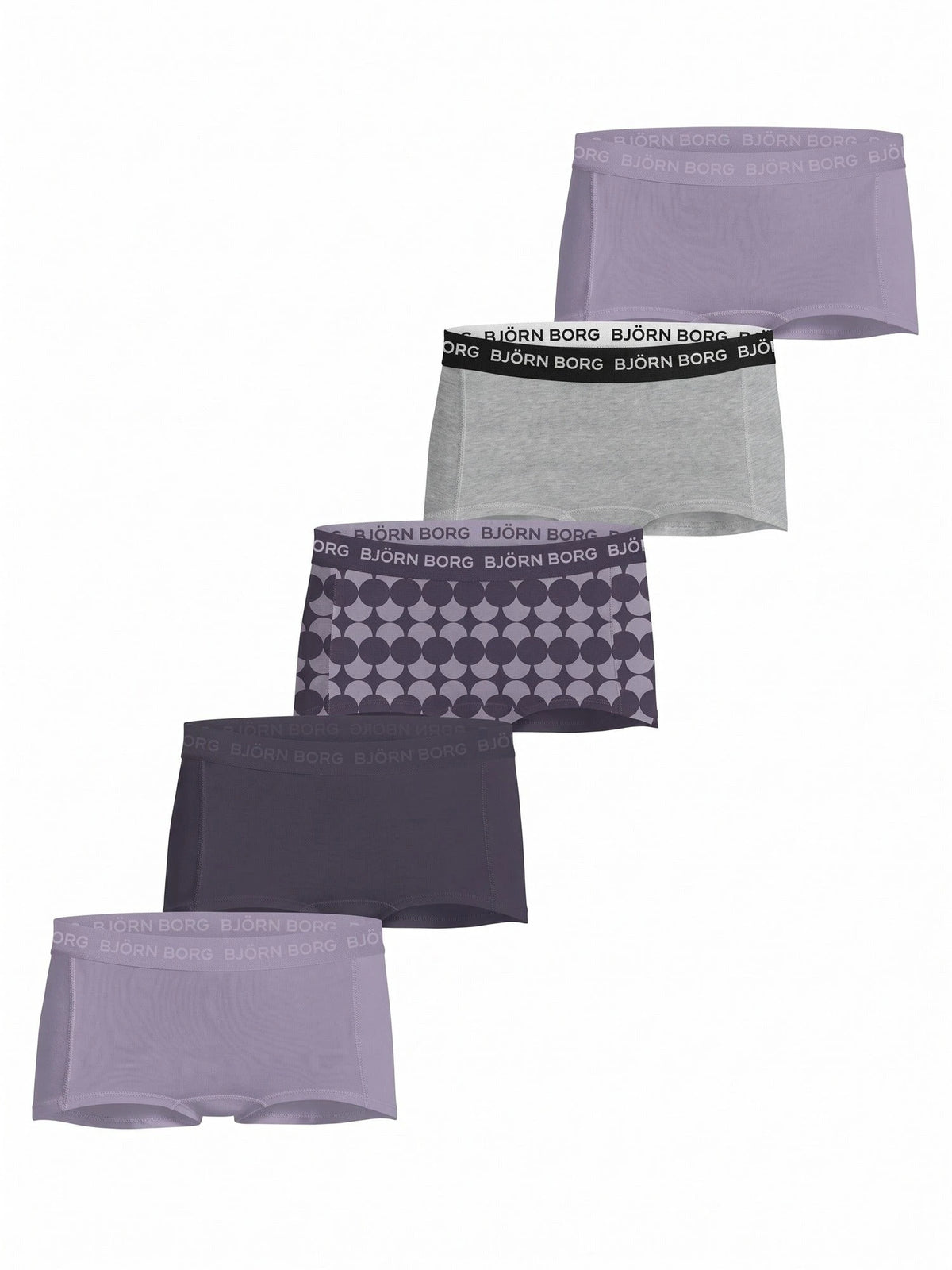Bjorn Borg Björn Borg 5-Pack meisjes boxershorts - Minishorts