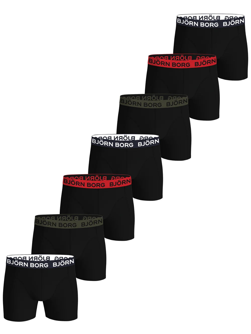 Bjorn Borg Bjorn Borg 7-pack heren boxershort -  Cotton stretch
