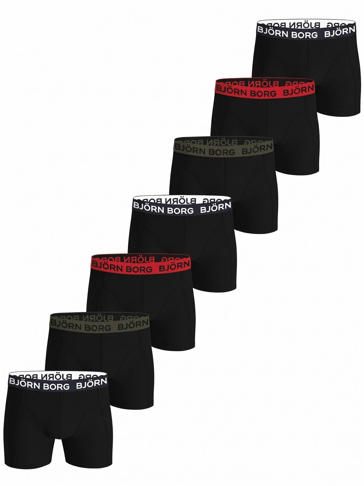 Bjorn Borg Bjorn Borg 7-pack heren boxershort - Cotton stretch
