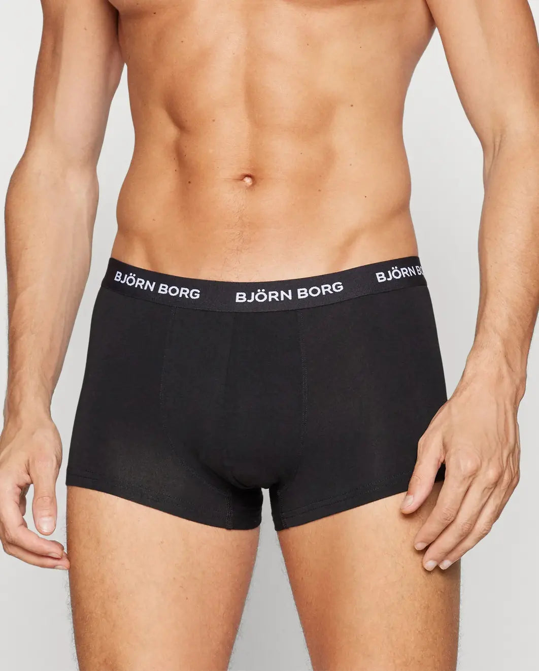 Bjorn Borg Bjorn Borg Cotton Stretch Trunk - 3 pack heren boxershort - Zwart