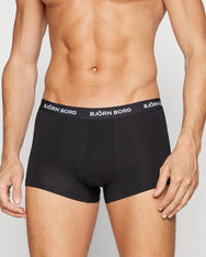 Bjorn Borg Bjorn Borg Cotton Stretch Trunk - 3 pack heren boxershort - Zwart