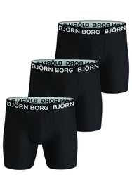 Bjorn Borg Bjorn Borg heren boxershort - Performance - 3-Pack - MP001 - Black