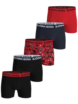 Bjorn Borg 5-Pack heren boxershorts - Cotton Stretch