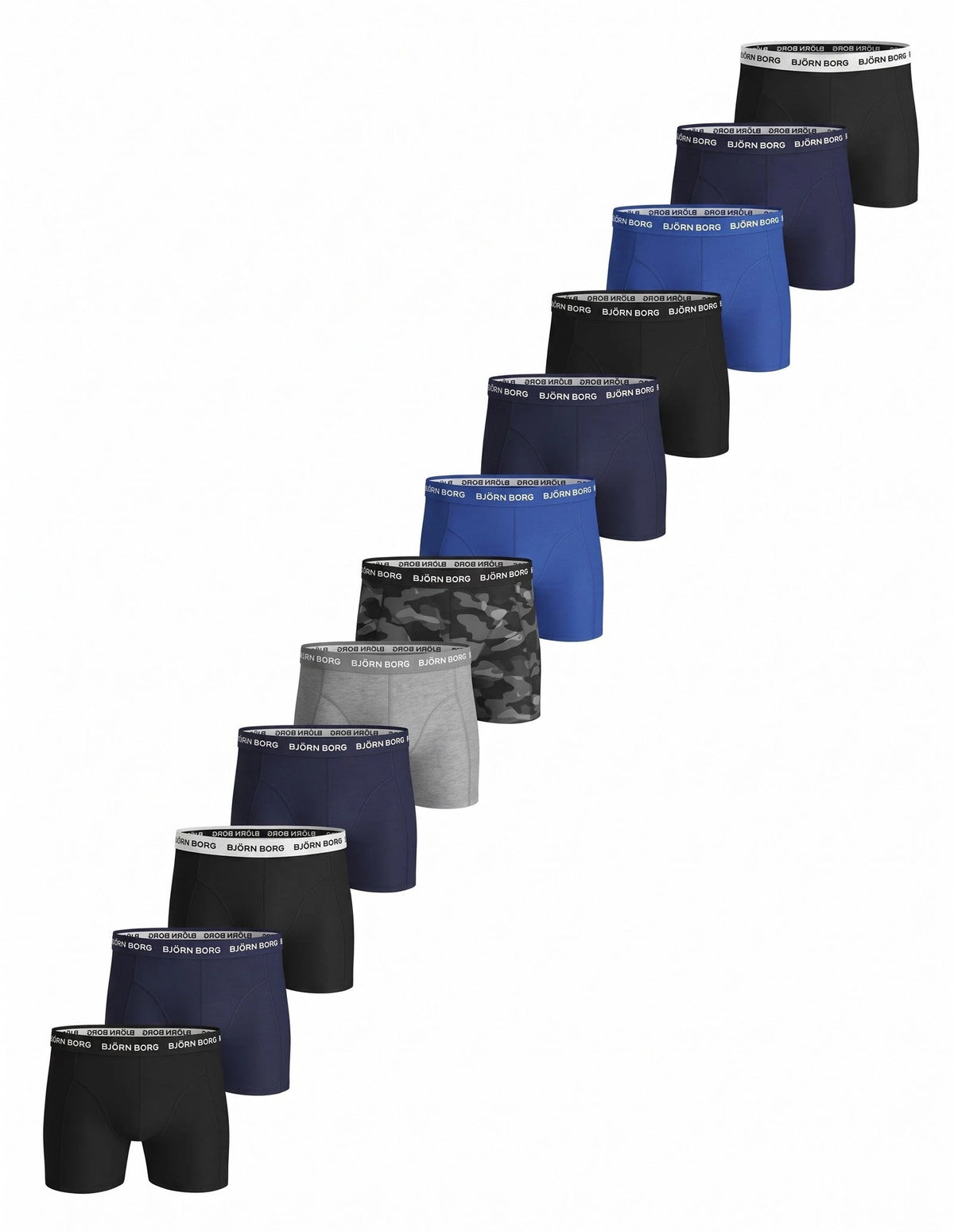 Bjorn Borg 12-pack heren boxershort-Cotton Stretch