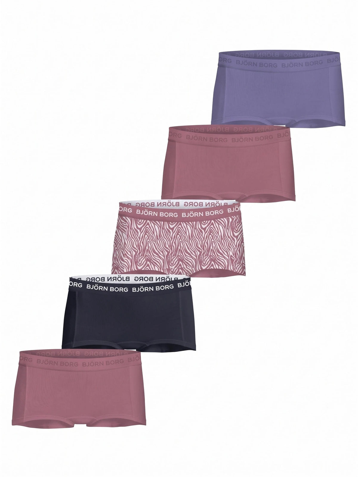 Björn Borg 5-Pack meisje boxershorts - Cotton stretch