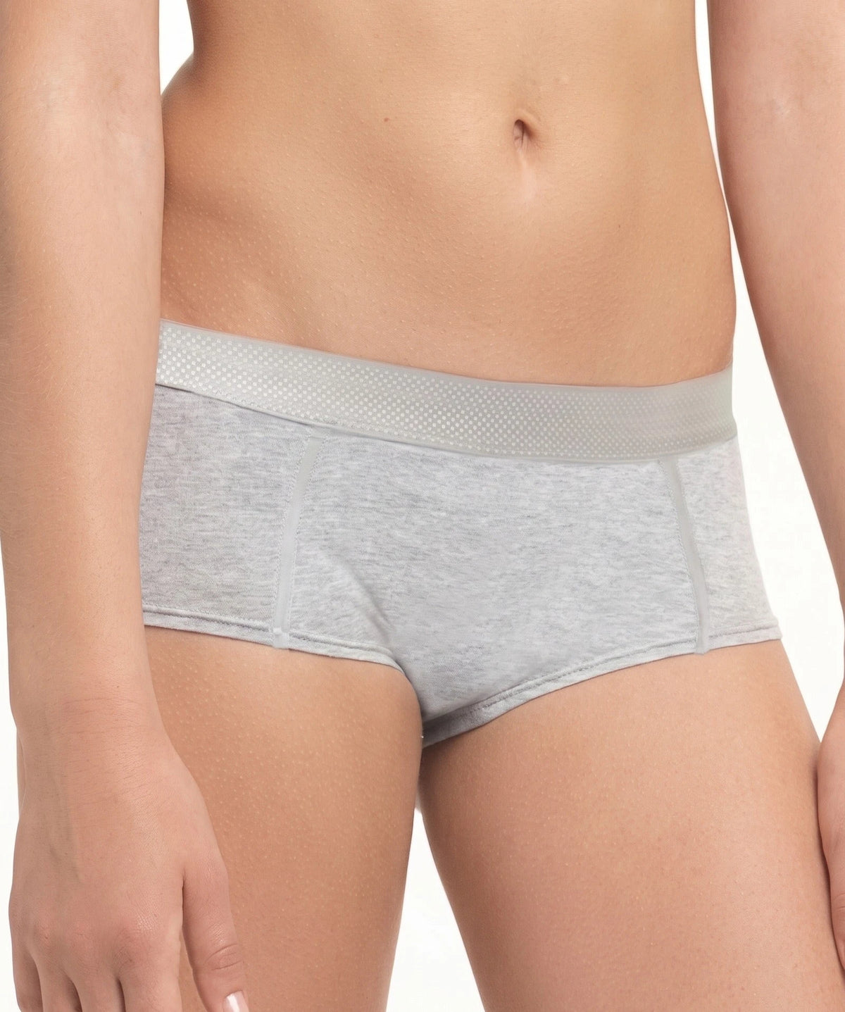 Grijs | voor | Vooraanzicht, grijs – Boobs & Bloomers meisjes hipster 70042