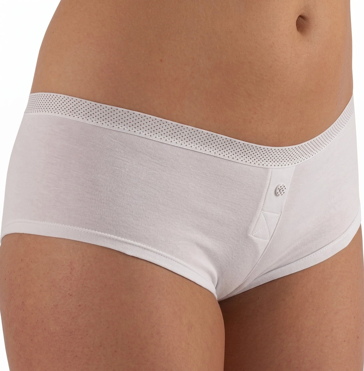Wit | voor | Vooraanzicht, wit – Boobs & Bloomers meisjes hipster 70042