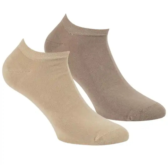 Boru Bamboo Boru Bamboo 2-paar korte sneaker sokken
