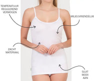 Boru Bamboo Boru Bamboo 2-pack dames spaghetti hemd