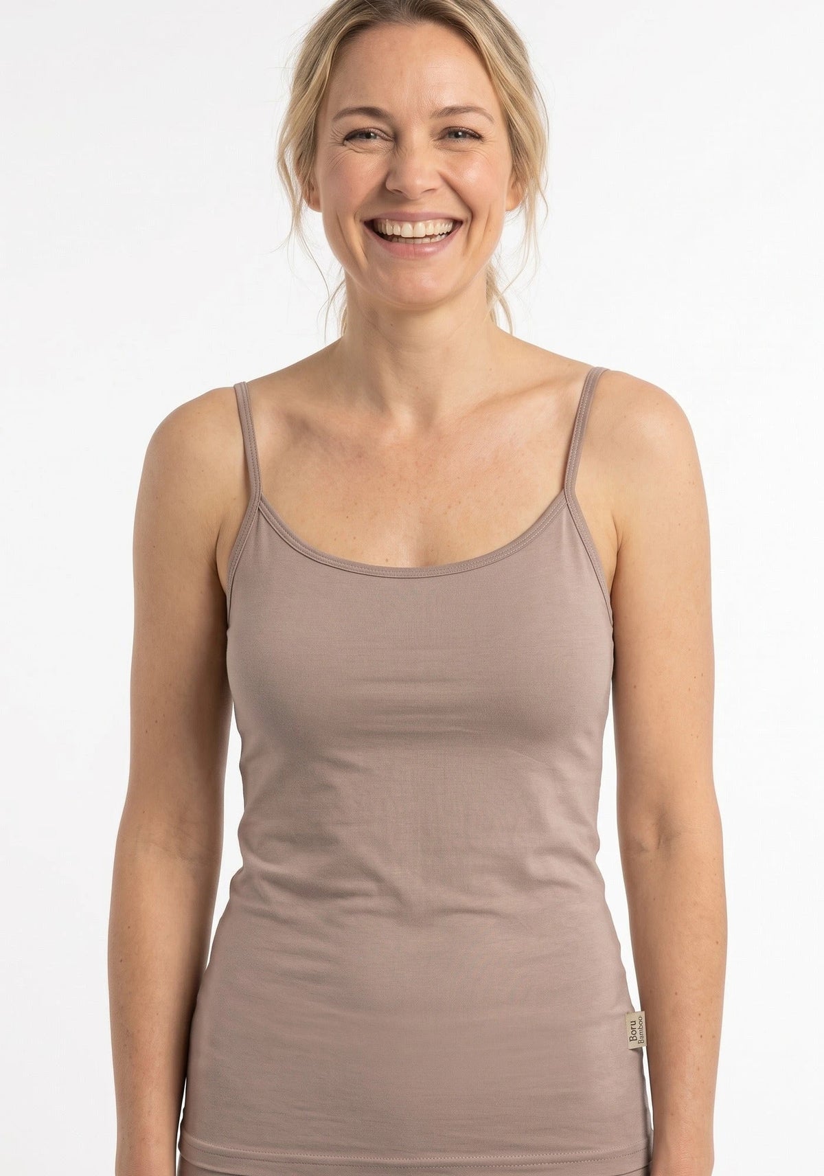 Boru Bamboo Boru Bamboo 2-pack dames spaghetti hemd