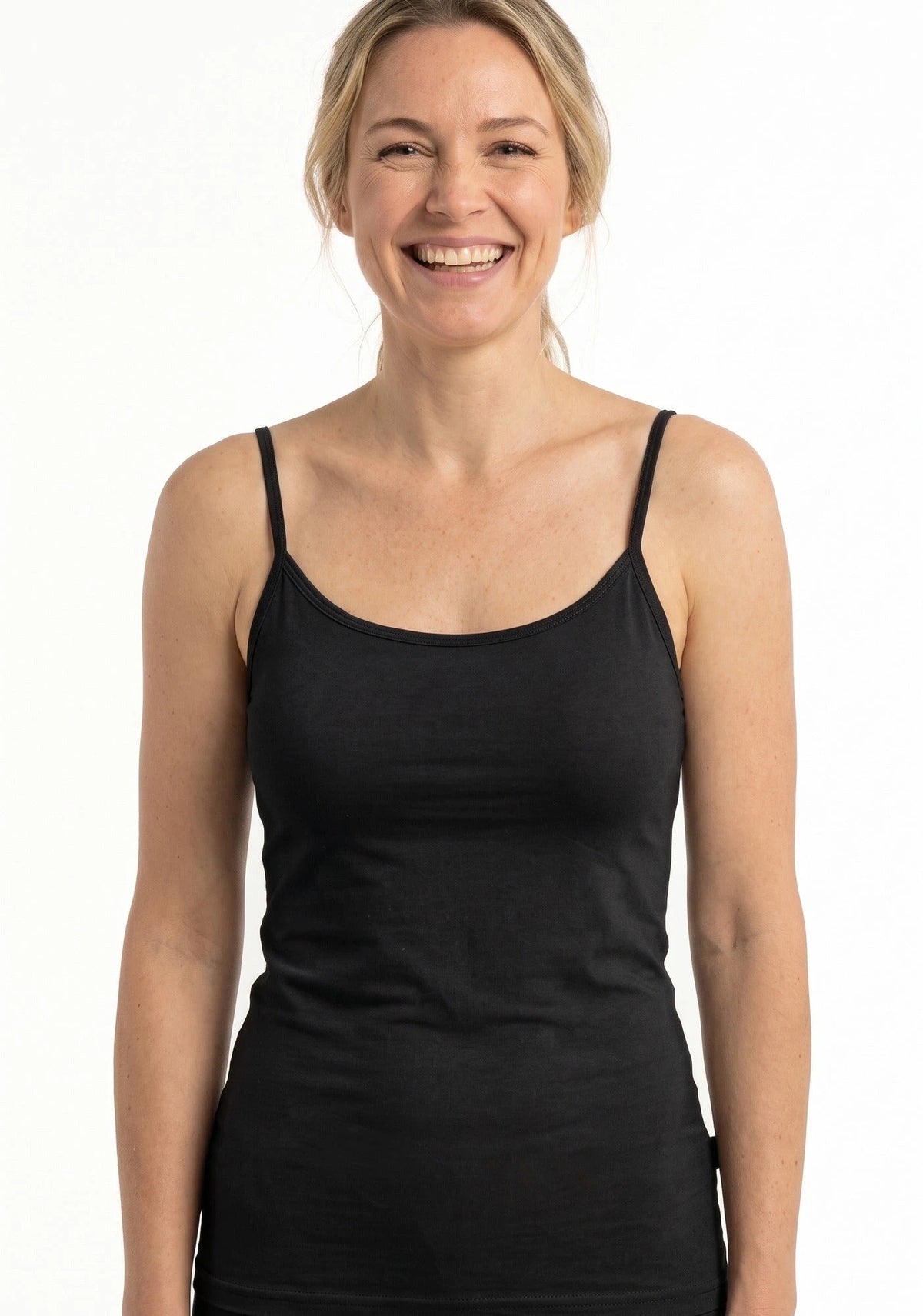 Boru Bamboo Boru Bamboo 2-pack dames spaghetti hemd