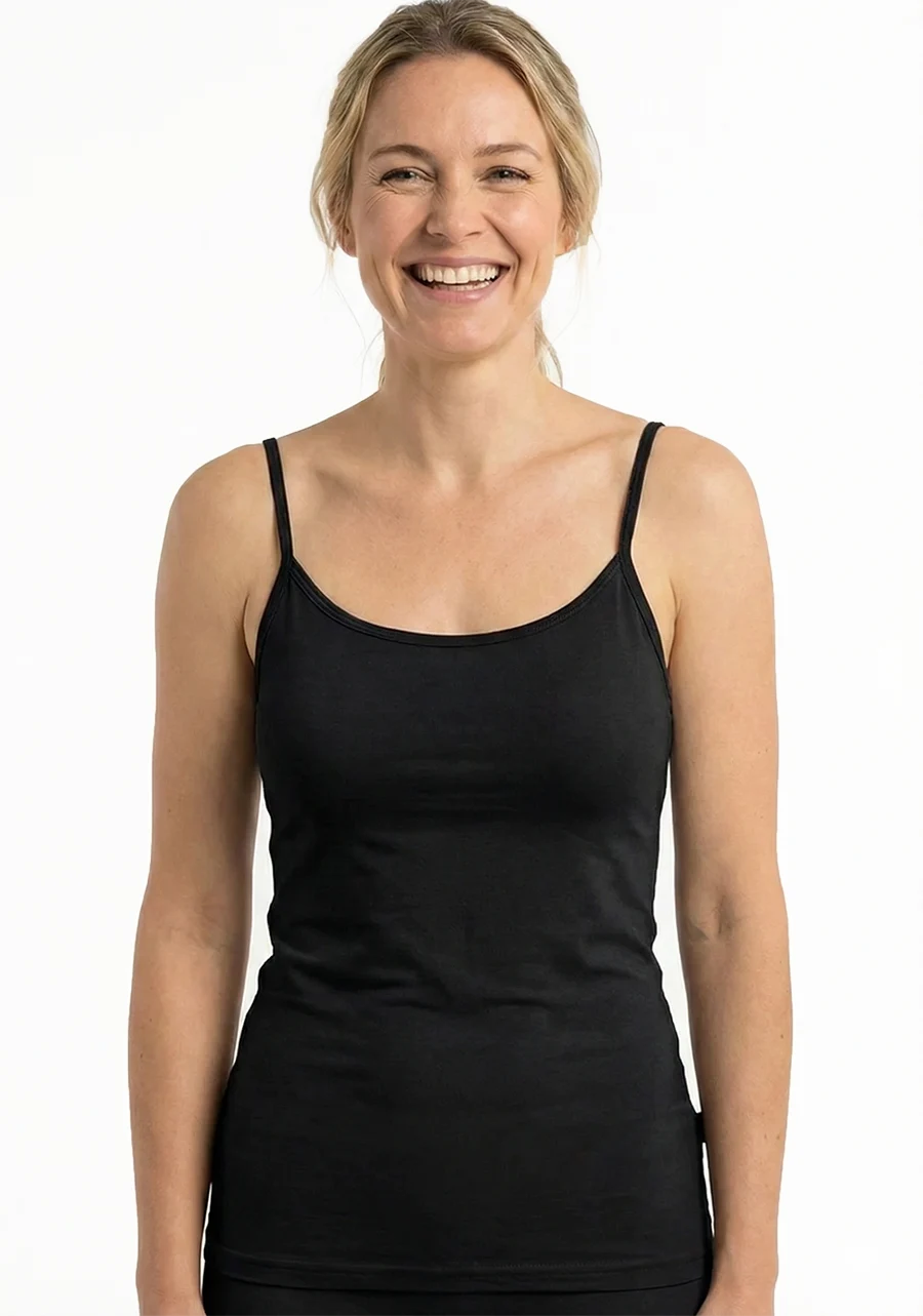 Boru Bamboo Boru Bamboo 2-pack dames spaghetti hemd
