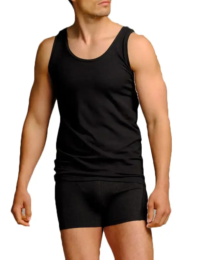 Boru Bamboo Boru Bamboo heren onderhemd - Bamboe singlet