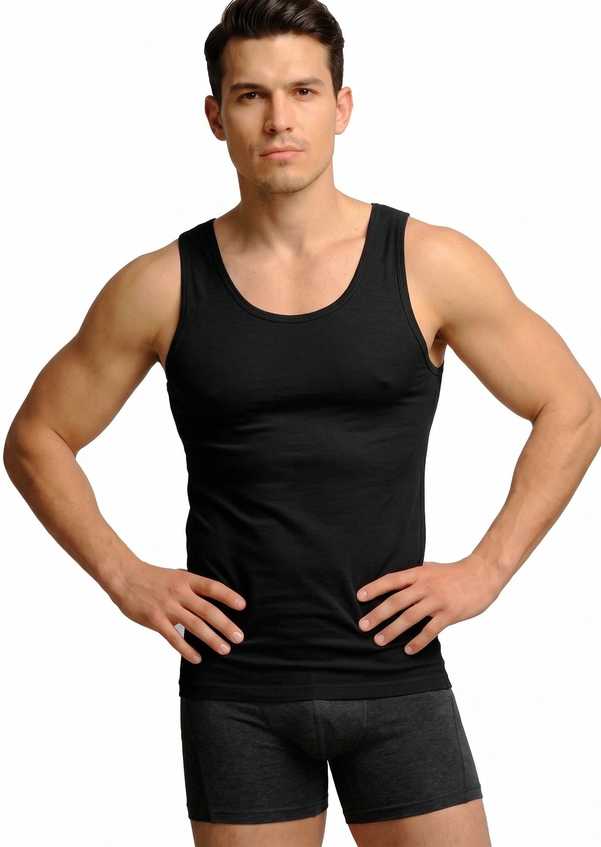 Boru Bamboo Boru Bamboo heren onderhemd - Bamboe singlet