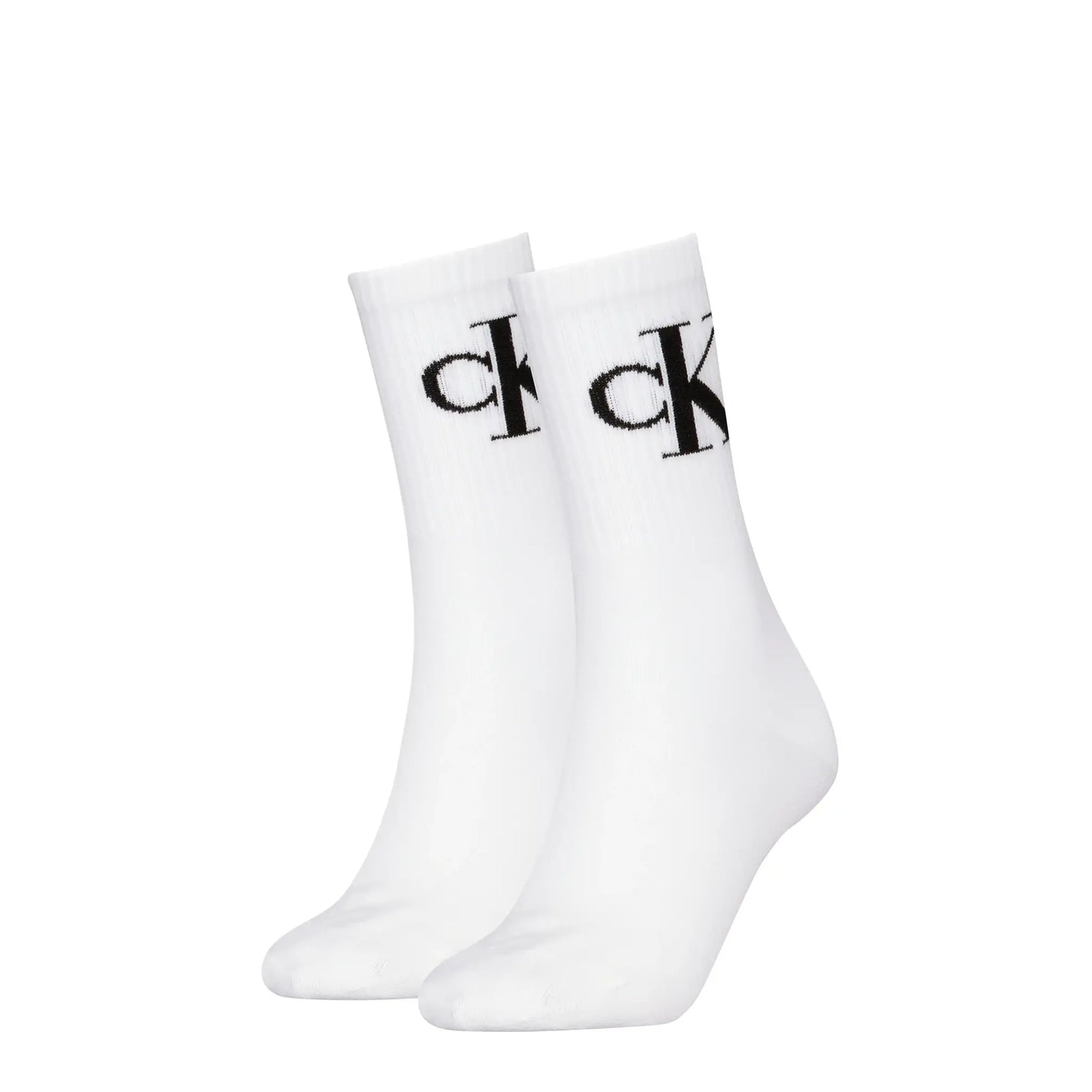 Calvin Klein Calvin Klein 2-paar Crew dames sokken - Logo - katoen