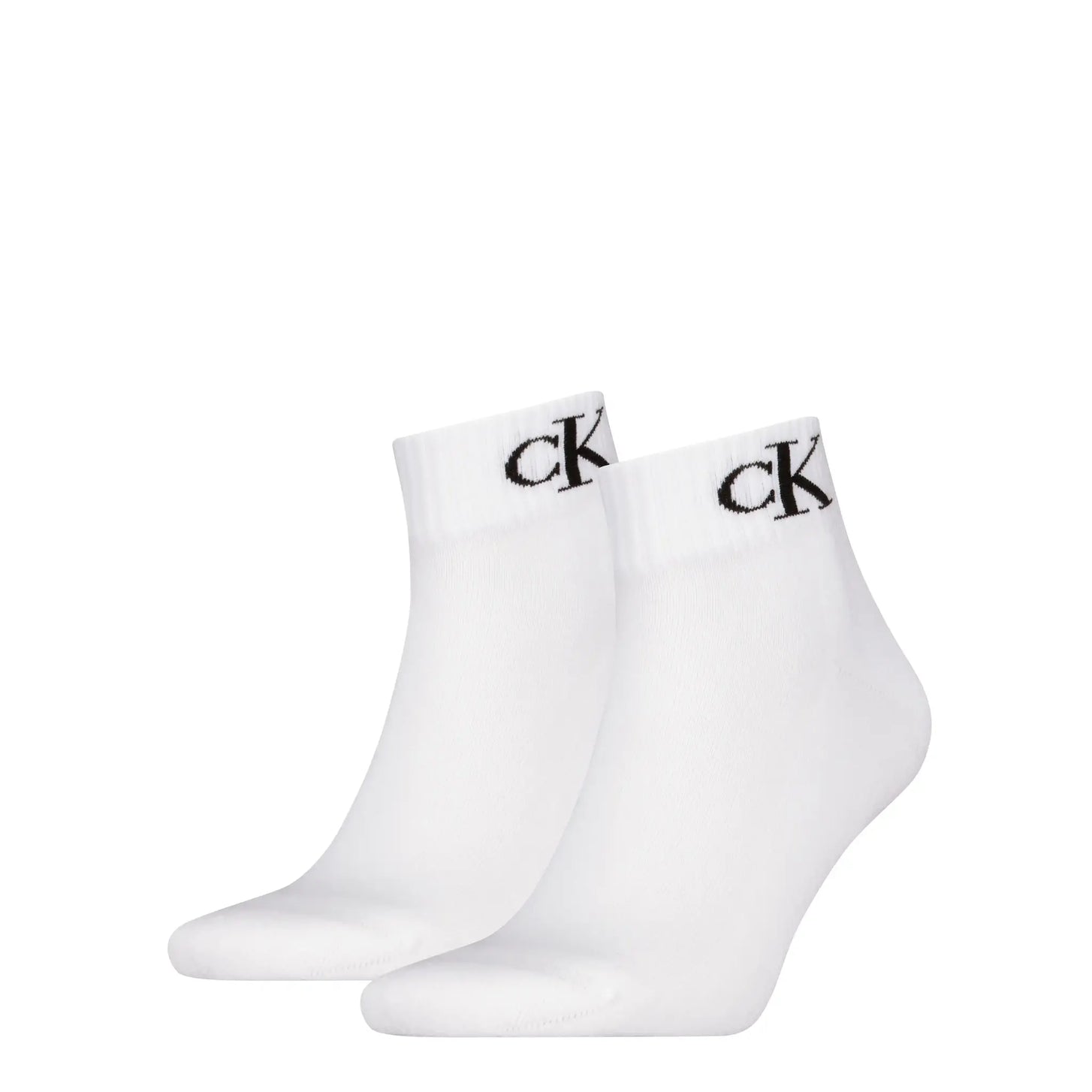 Calvin Klein Calvin Klein 2-paar Quarter dames sokken - Logo monogram