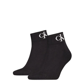 Calvin Klein Calvin Klein 2-paar Quarter dames sokken - Logo monogram