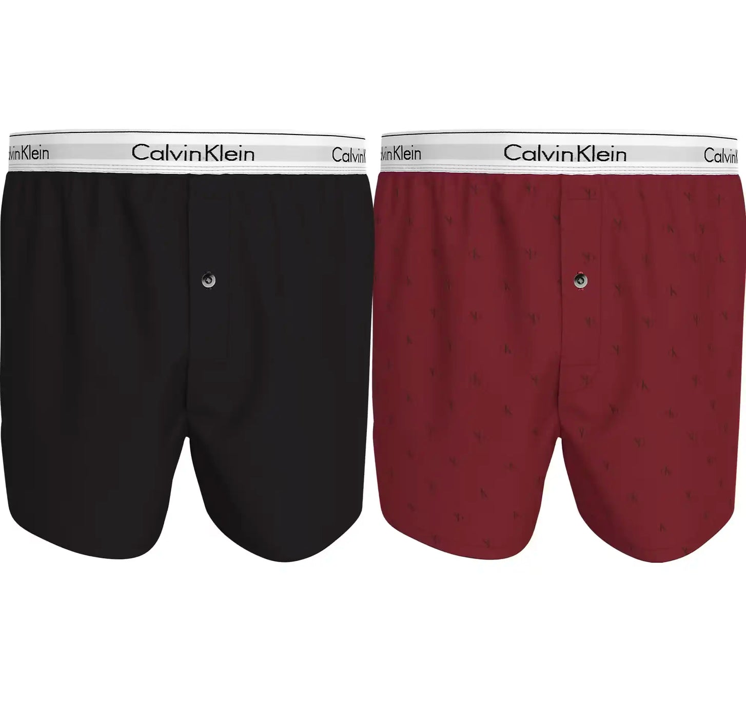 Calvin Klein Calvin Klein 2-Pack Wijde Heren Boxershorts - Boxer slim