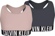 Calvin Klein Calvin klein 2-pak meisjes Top - Ebony