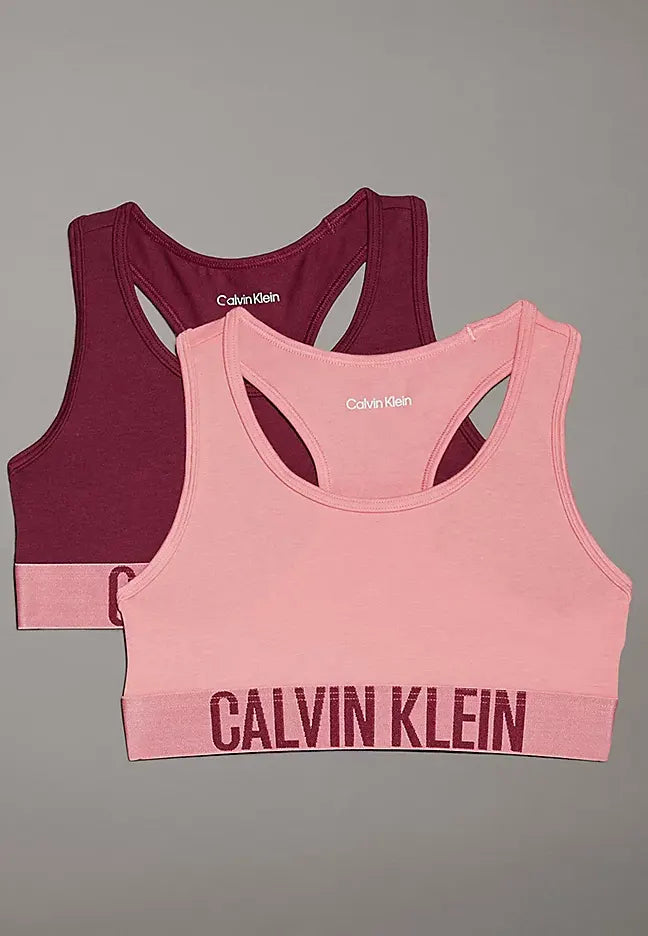 Calvin Klein Calvin klein 2-pak meisjes Top - Ebony