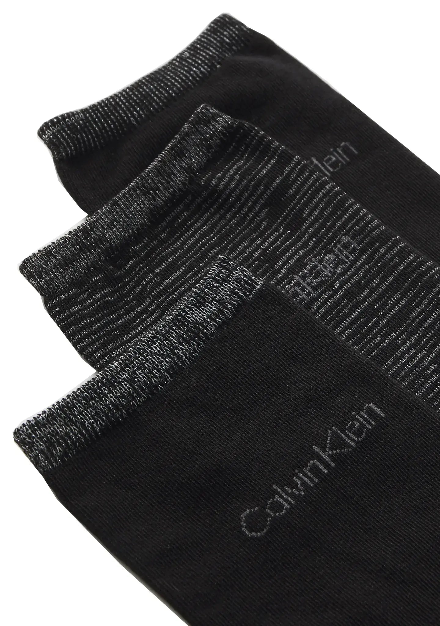 Calvin Klein Calvin Klein 3-paar dames Crew sokken - Lurex