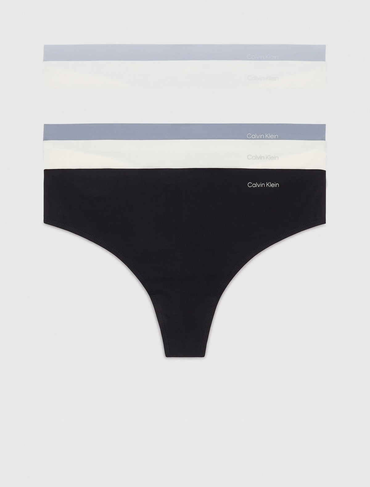 Calvin Klein Calvin Klein 3-Pack dames Strings Invisible - Naadloos