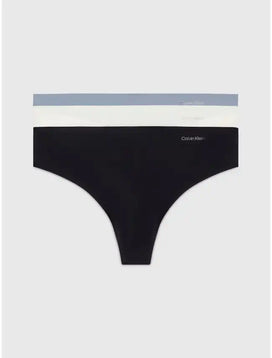 Calvin Klein Calvin Klein 3-Pack dames Strings Invisible - Naadloos