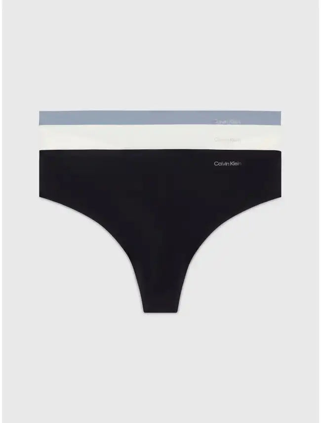 Calvin Klein Calvin Klein 3-Pack dames Strings Invisible - Naadloos
