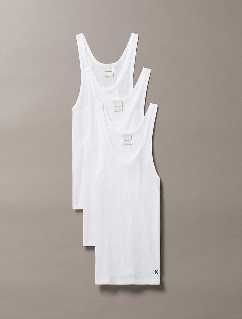 Calvin Klein Calvin Klein 3-pack dames tank top - 100% katoen