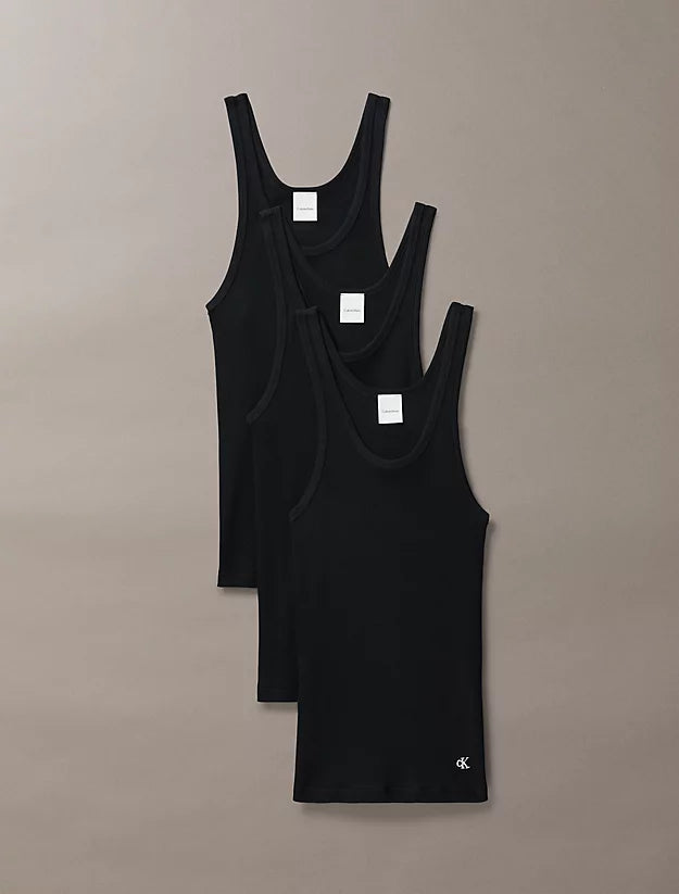 Calvin Klein Calvin Klein 3-pack dames tank top - 100% katoen