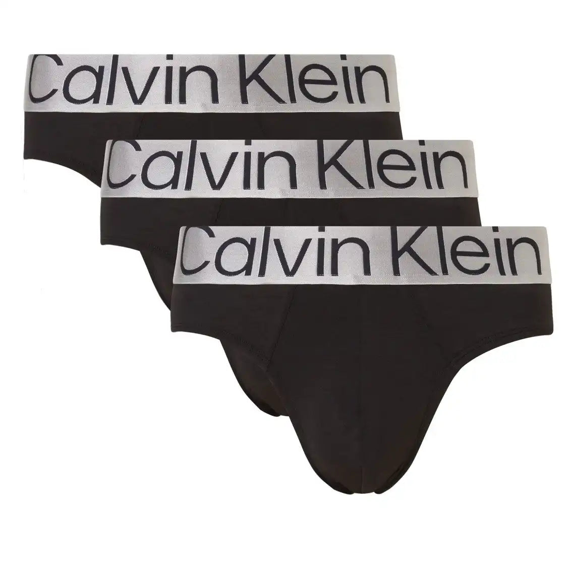 Calvin Klein Calvin Klein 3-Pack Heren slips - Hip Brief Reconsidered Steel