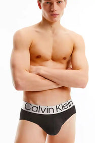 Calvin Klein Calvin Klein 3-Pack Heren slips - Hip Brief Reconsidered Steel