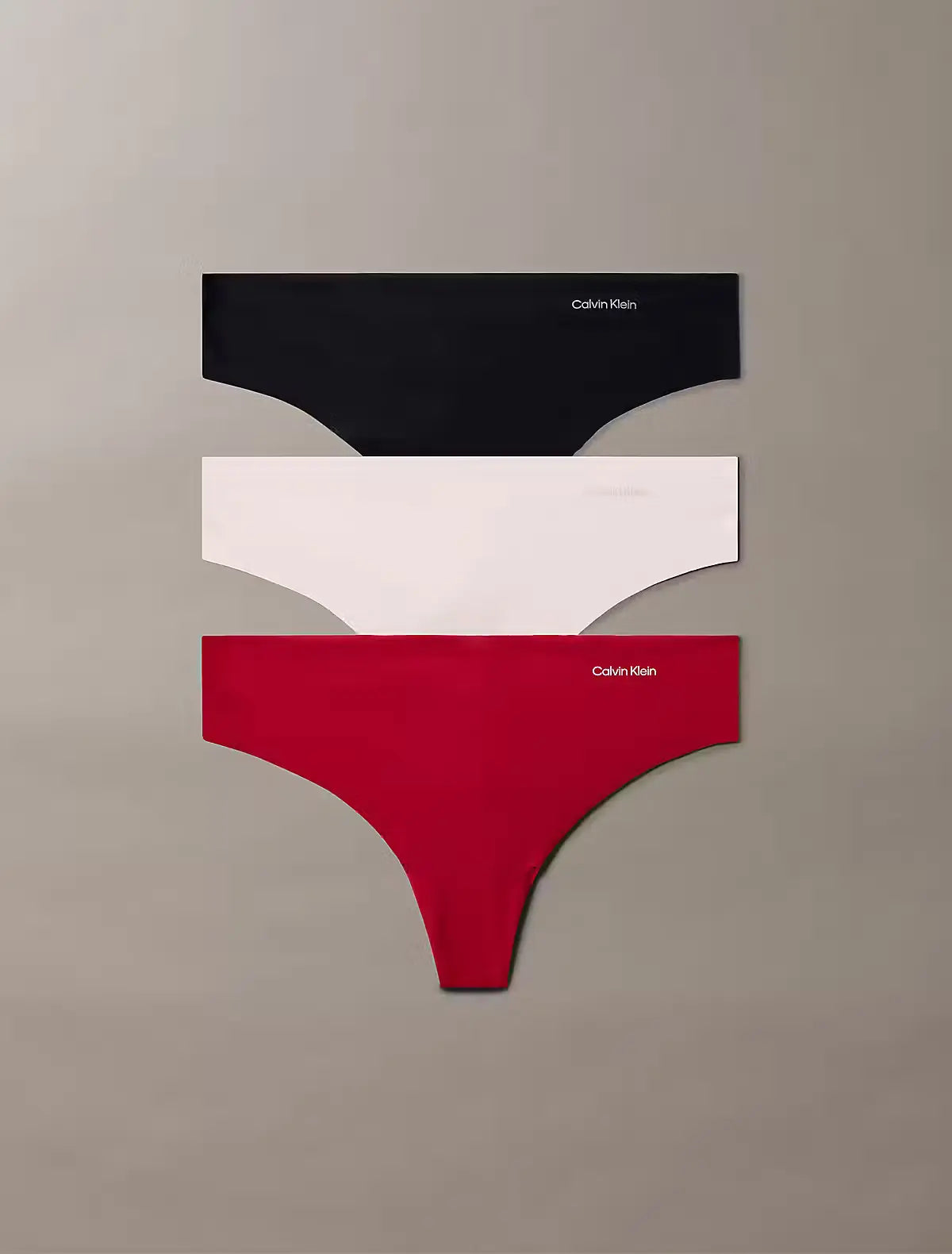 Calvin Klein Calvin Klein 3-pack naadloze strings - Invisible thong