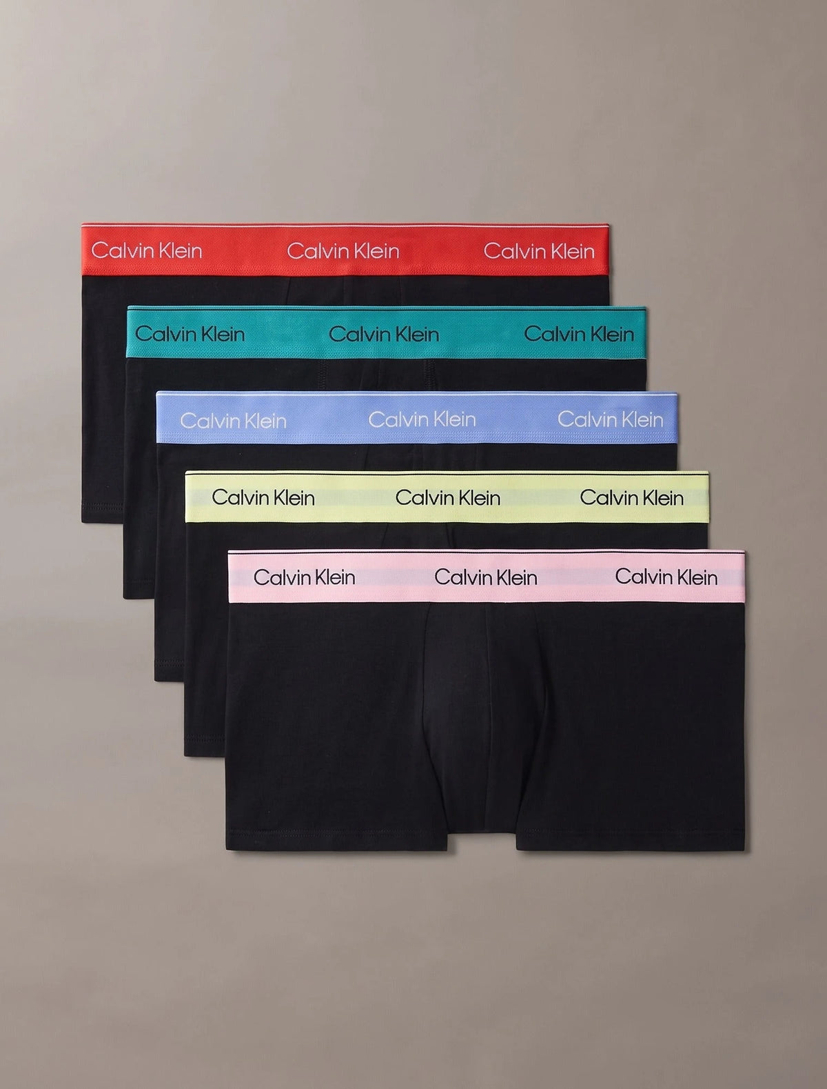 Calvin Klein Calvin Klein 5-Pack Low Rise Trunks - Icon Pride