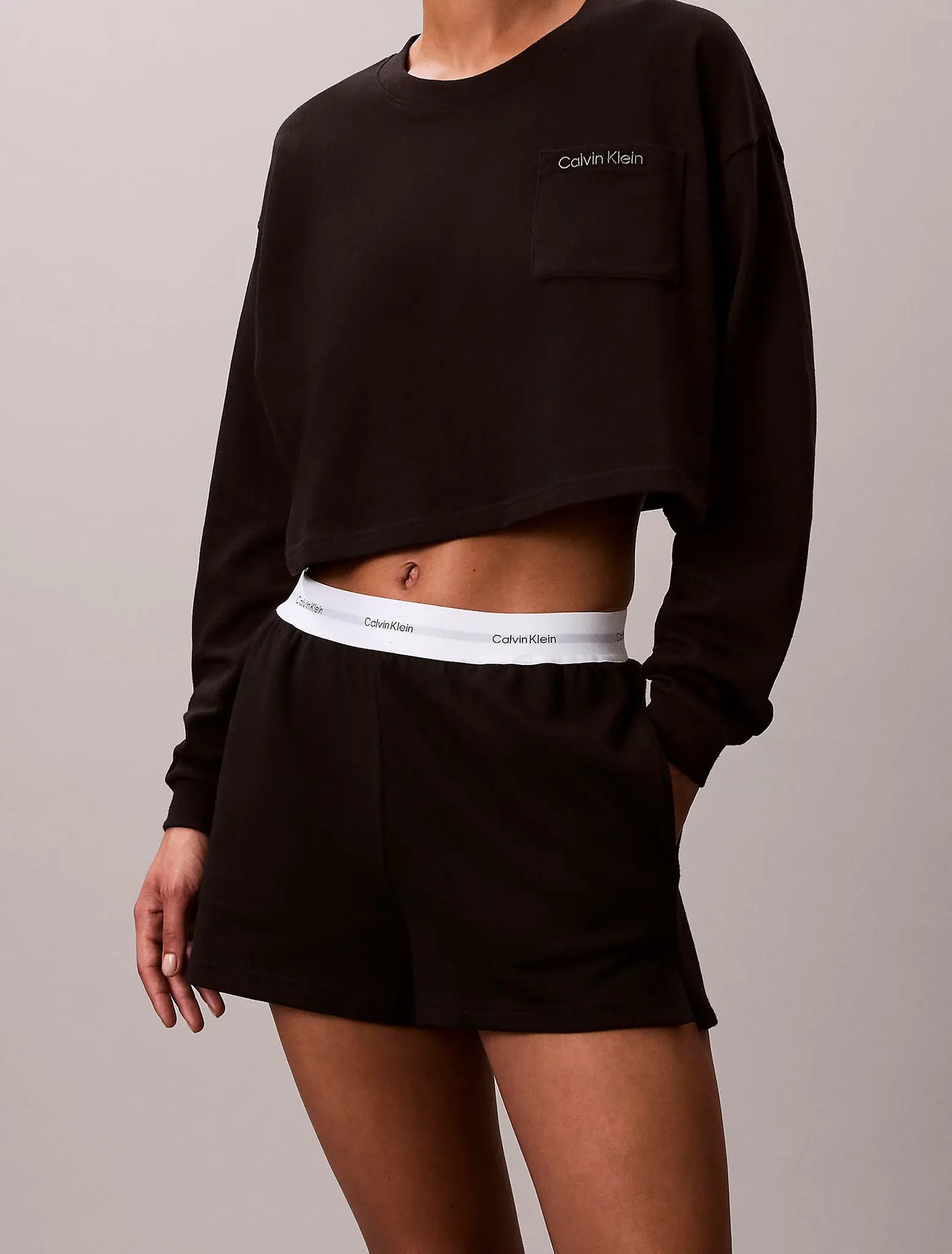 Calvin Klein Calvin Klein Dames katoenen korte pyjamabroek