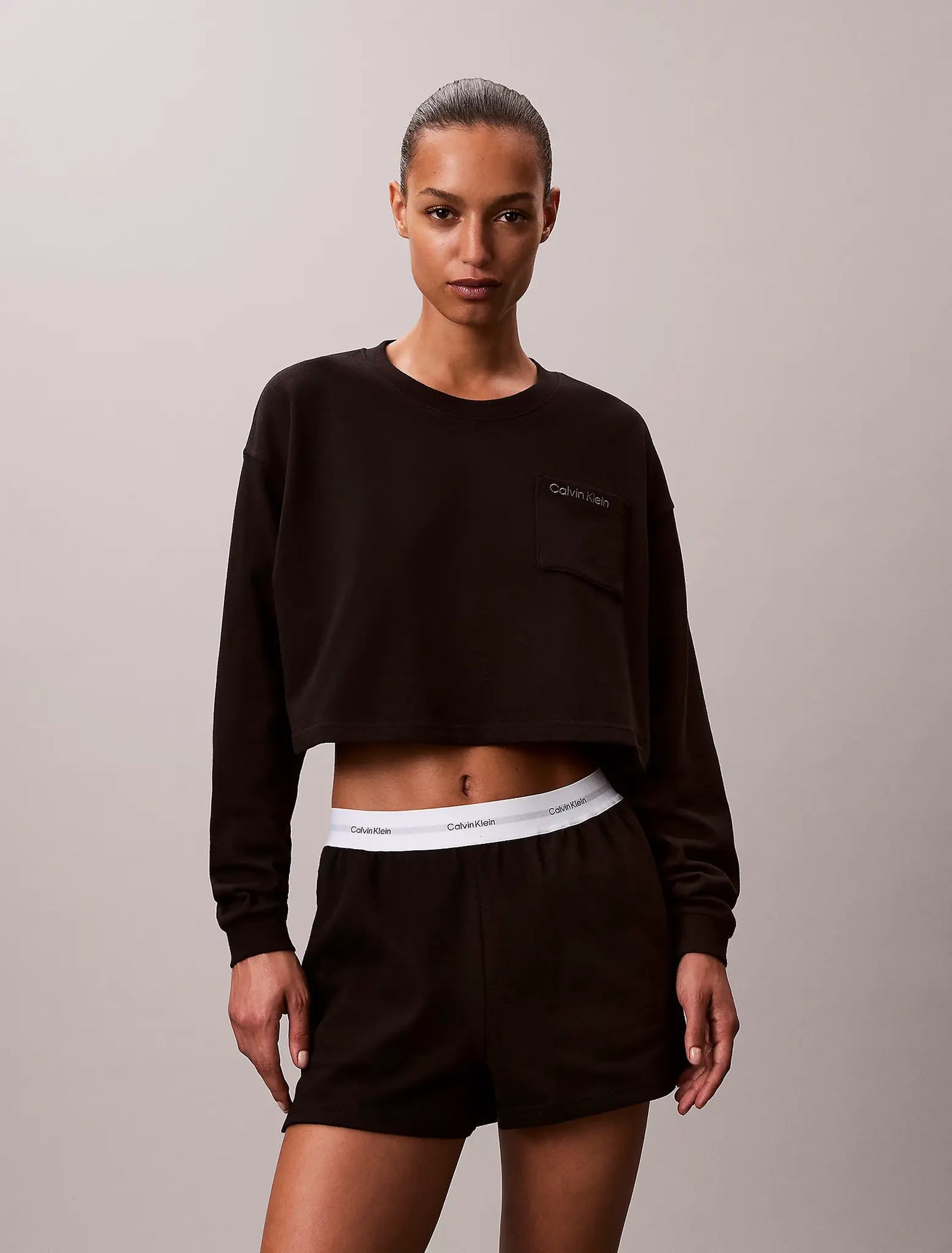 Calvin Klein Calvin Klein Dames katoenen korte pyjamabroek