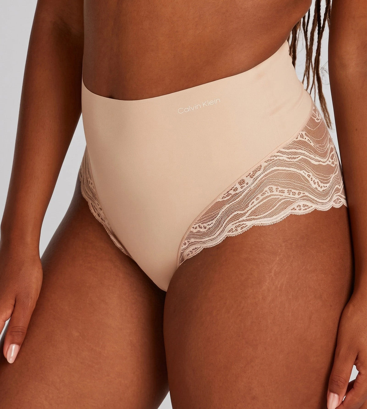 Calvin Klein Calvin Klein highwaist dames string - kant