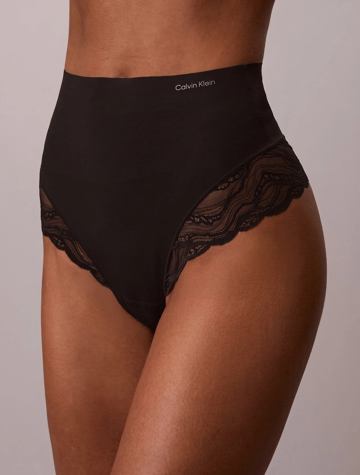 Calvin Klein Calvin Klein highwaist dames string - kant
