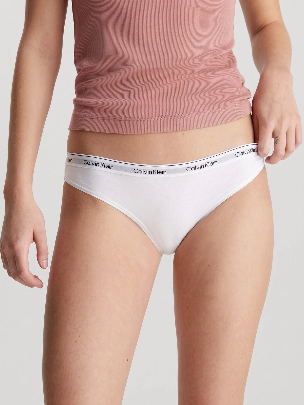 Wit | voor | Vooraanzicht, wit – Calvin Klein ondergoed dames 3-pack Bikini Slips dames - MPI