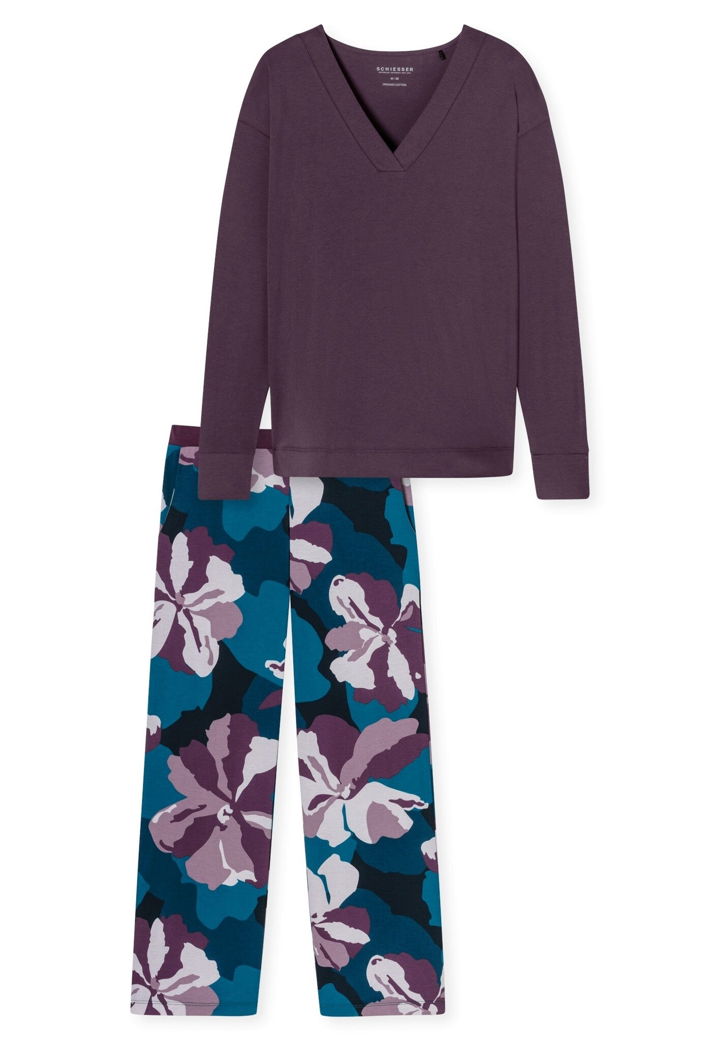 Calvin Klein Schiesser dames pyjama - Paars