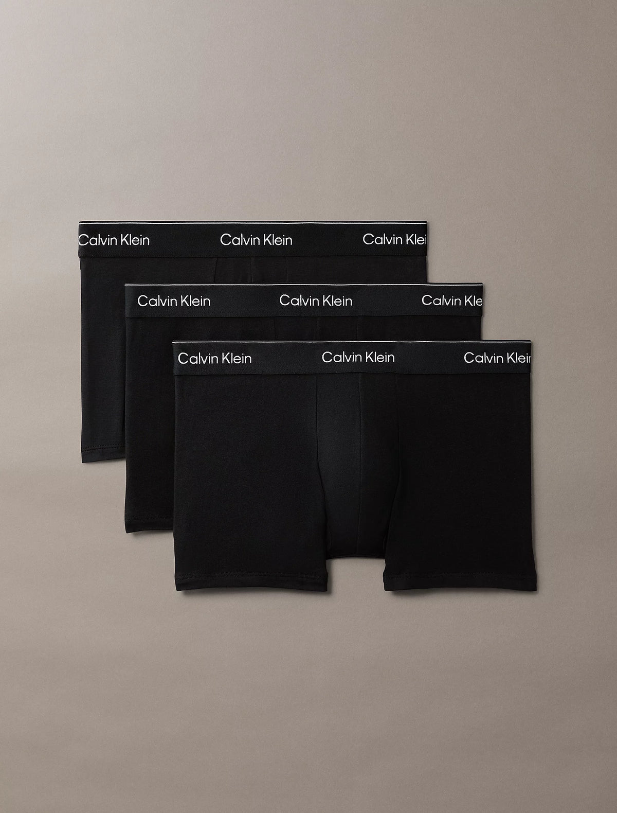 Zwart | pack | Overzicht 3-pack, zwart – Calvin Klein 3-Pack Trunks heren - Icon Cotton Stretch