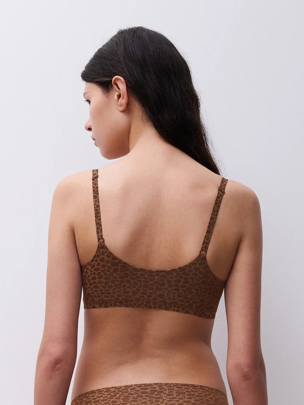 Chantelle Chantelle bralette met vulling - Soft Stretch - Padded Bralette -Wild Brown