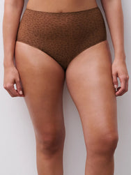 Chantelle Chantelle naadloze taille slip - Soft Stretch - High waist brief - Wild Brown