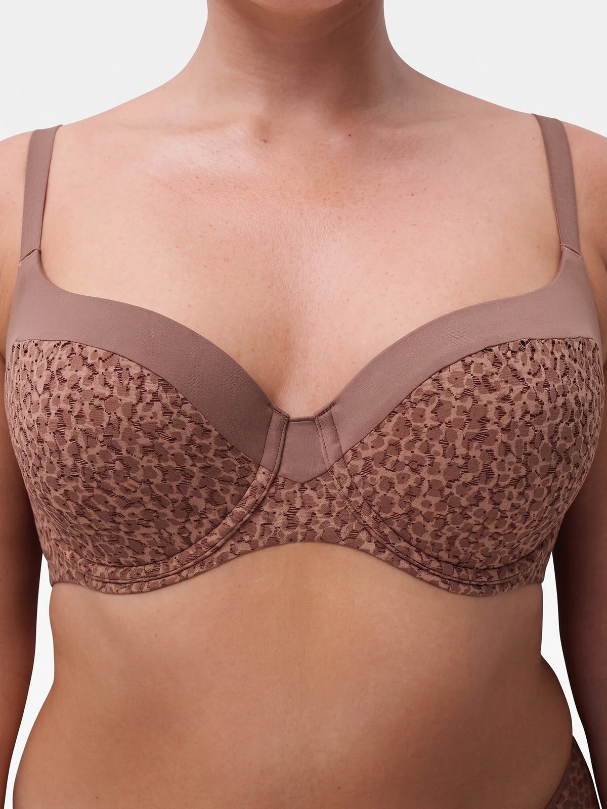 Chantelle Chantelle T-shirt Beugel Bh - Sepia- Norah