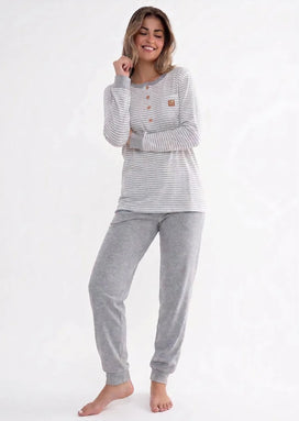 Cocodream dames pyjama velours "Love"